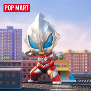 [ของแท้] ฟิกเกอร์ Popmart รุ่นแรกเกิด Ultraman L4WI ของเล่นสําหรับเด็ก