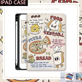 เคส ลายการ์ตูน พร้อมช่องใส่ปากกา สําหรับ Apple Ipad Mini 6 5 4 Ipad 10.2 10.9 Pro 9.7 10.5 11 นิ้ว 2018 2020 2021 2022 Ipad 5th 6th 7th 8th 9th 10th Air 5 4 3 2 1 เคส