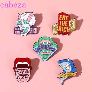 Cabeza เข็มกลัด โลหะผสม รูปโครงกระดูก เครื่องประดับแฟชั่น สไตล์พังก์ สําหรับผู้หญิง