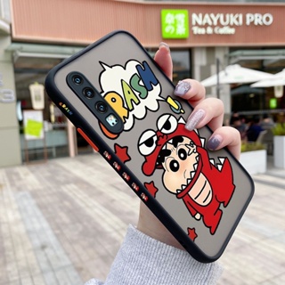 เคสซิลิโคนใส ขอบสี่เหลี่ยม กันกระแทก ลายการ์ตูนชินจัง สําหรับ Huawei P30 P30 Pro