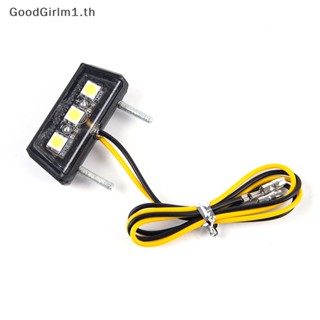 Goodgirlm1 ไฟ LED 12V กันน้ํา สําหรับติดป้ายทะเบียนรถจักรยานยนต์ TH