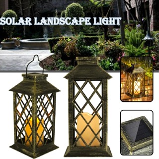 Solar Lantern Hanging Light LED Waterproof Yard Outdoor Patio Garden Yard Lamp