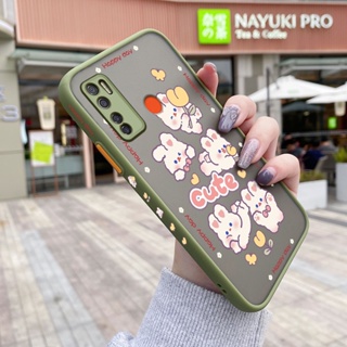 เคสโทรศัพท์มือถือ ซิลิโคนนิ่ม กันกระแทก ลายการ์ตูนกระต่ายน่ารัก สําหรับ Tecno Camon 15 Camon 15 Air Tecno Spark 5 Pro