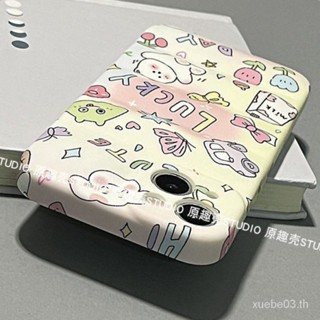 เคสป้องกันโทรศัพท์มือถือ แบบนิ่ม ลายการ์ตูนหมีนําโชค กันกระแทก สําหรับ iPhone 14promax 13 Skin Feel 12 Cute 11