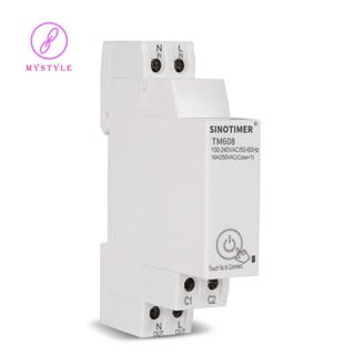 Sinotimer TM608 เครื่องวัดพลังงานอัจฉริยะ WiFi เฟสเดียว 16A 100-240V 1 ชิ้น