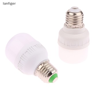 Lanf หลอดไฟ LED 3W 5W 7W 9W 12W 15W E27 220V เซนเซอร์ตรวจจับการเคลื่อนไหว สีขาว สําหรับบันได ทางเดิน ทางเดินกลางคืน