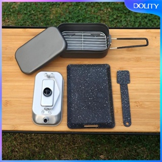 [dolity] กาต้มน้ําอลูมิเนียมอัลลอยด์ 0.3 ลิตร พร้อมที่จับ สําหรับตั้งแคมป์กลางแจ้ง