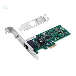 Cre อะแดปเตอร์การ์ดอีเธอร์เน็ต 82574L PCIe X1 Rev1 1 Gigabit 1000Mbps สําหรับคอมพิวเตอร์ตั้งโต๊ะ