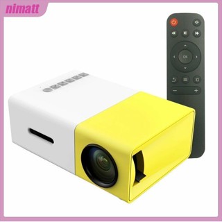 Ni YG300 โปรเจคเตอร์โฮมเธียเตอร์ 1080P Usb Hdmi เข้ากันได้กับ AV SD Mini Portable Hd Led Projector