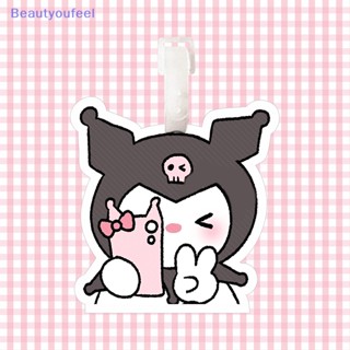 [Beautyoufeel] พวงกุญแจพลาสติก จี้ตุ๊กตาการ์ตูนอนิเมะ Sanrio Kuromi น่ารัก สําหรับห้อยกระเป๋าเป้สะพายหลัง กระเป๋าเดินทาง