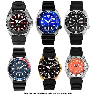 สายนาฬิกาข้อมือซิลิโคน 20 มม. 22 มม. กันน้ํา สําหรับ Seiko Prospex SKX007 SKX009 SPR009