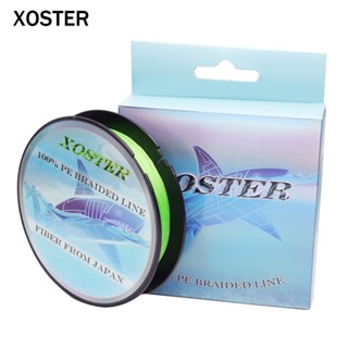 Xoster สายเอ็นตกปลาถัก PE 500 ม. 300 ม. 100 ม. 12 เส้น 25-92 ปอนด์