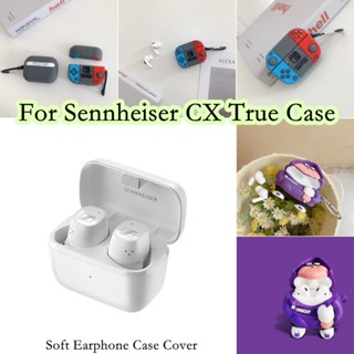 【Case Home】เคสหูฟัง แบบนิ่ม ลายการ์ตูน สําหรับ Sennheiser CX True Case