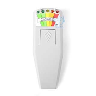 [mjia] เครื่องตรวจจับรังสีแม่เหล็กไฟฟ้า EMF LED 5 ดวง แบบพกพา