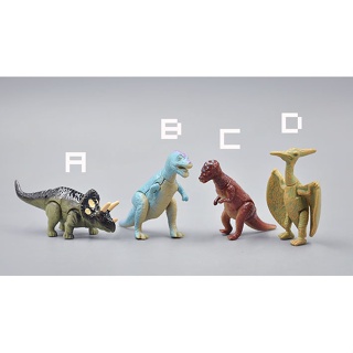 [ลดราคา] โมเดลไดโนเสาร์ 4d Jurassic Triceratops Pterodactyl Tyrannosaurus E5