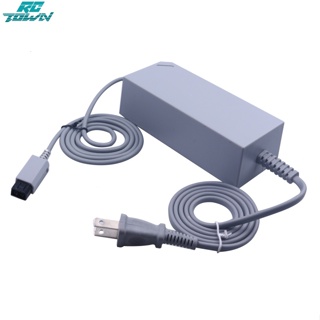 Rctown อะแดปเตอร์ชาร์จพาวเวอร์ซัพพลาย 100-240v แบบเปลี่ยน สําหรับ Nintendo Wii Plug