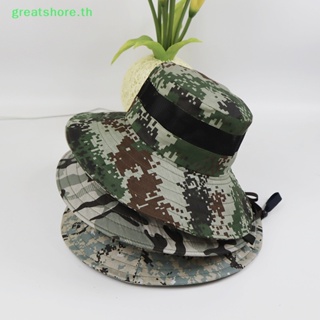 Greatshore หมวกบักเก็ต ลายพราง สไตล์ทหาร เนปาล ทหาร ปานามา ฤดูร้อน สําหรับผู้ชาย