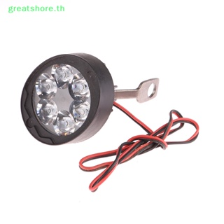 Greatshore ไฟตัดหมอก Led 6 ดวง 12V ทรงวงรี สว่างมาก สีขาว สําหรับรถจักรยานยนต์ TH