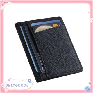 ซองหนังแท้กระเป๋าใส่นามบัตร Mini Mini Foldable Wallet