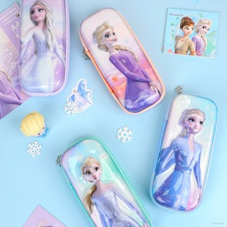 กระเป๋าดินสอ ลายการ์ตูนดิสนีย์ Frozen กันน้ํา ทนทาน สําหรับใส่เครื่องเขียน