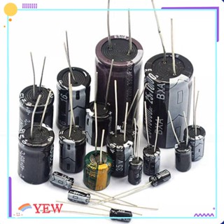 Yew ตัวเก็บประจุอิเล็กโทรไลต์ อลูมิเนียม 6.3V 1000uF 1500uF 2200uF 3300uF 10V 100uF 680uF 330uF 470uF 1000uF 10 20 30 50 ชิ้น