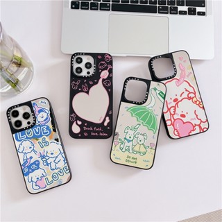 Casetify เคสโทรศัพท์มือถือ ซิลิโคนนิ่ม กันฝุ่น ลายการ์ตูน The Gula Tavern Manifesto มีกระจกด้านข้าง สําหรับ iPhone 14 Pro Max 11 12 Pro Max 13 Pro Max