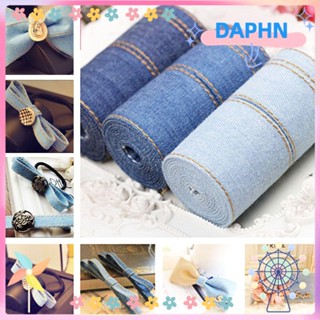 DAPHS หมวกจัมเปอร์ ผ้ายีน ประดับริบบิ้น อุปกรณ์เสริม สําหรับเย็บผ้า