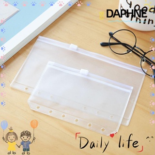 daphne 1/5 ชิ้นซิปล็อคพลาสติก pvc สําหรับจัดเก็บของ