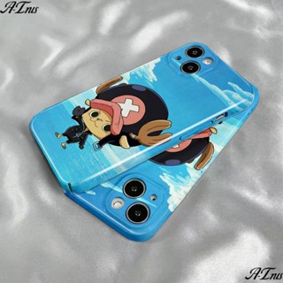 เคสโทรศัพท์มือถือแบบฟิล์มแข็ง ลายการ์ตูน Chopper ริมทะเล สําหรับ Iphone 14promax 13 12 11 xs 7 8p XC8K