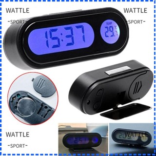 Wattle เครื่องวัดอุณหภูมิอิเล็กทรอนิกส์ เรืองแสง ขนาดเล็ก สําหรับตกแต่งรถยนต์