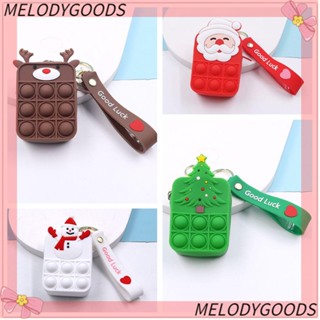 Melodg Fidget Toy กันน้ํา ซิลิโคน กระเป๋าสตางค์ กระเป๋าใส่เหรียญ พวงกุญแจ คลายเครียด