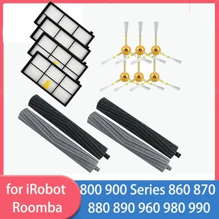 Irobot Roomba 800 900 Series IRobot 860 870 880 890 960 980 990 หุ่นยนต์ดูดฝุ่น เครื่องดูดฝุ่นหุ่นยนต์ แปรงหลัก แปรงด้านข้าง แผ่นกรอง Hepa กรอง