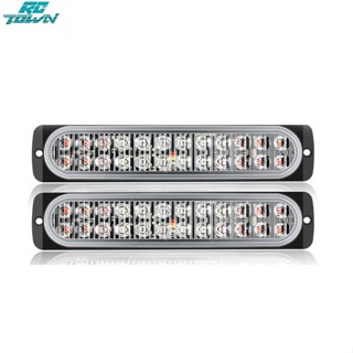 Rctown ไฟเลี้ยว Led 24 ดวง Ip68 กันน้ํา สําหรับรถยนต์ รถจักรยานยนต์ รถไฟ 12-24v 1 คู่