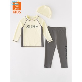 พร้อมสต็อกชุดว่ายน้ําเด็กเกาหลีเด็กชุดว่ายน้ําเด็กแยกกางเกงข…