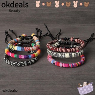 OKDEALS สร้อยข้อเท้าโซ่ แฮนด์เมด สไตล์โบฮีเมียน