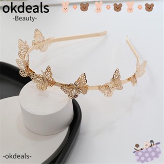 OKDEALS ที่คาดผม แบบกลวง สามมิติ เข้ากับทุกการแต่งกาย เครื่องประดับผม