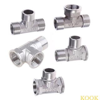 Kook G1 อุปกรณ์ท่อสเตนเลส 3 ทาง 2 ที สําหรับเกลียวตัว T