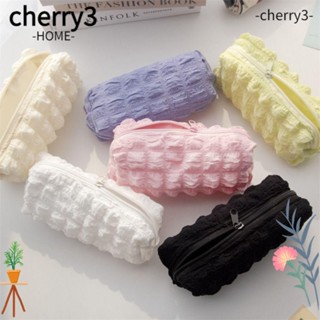 Cherry3 Kawaii กระเป๋าใส่เหรียญ กระเป๋าดินสอ ปากกา พัฟ ลายน่ารัก