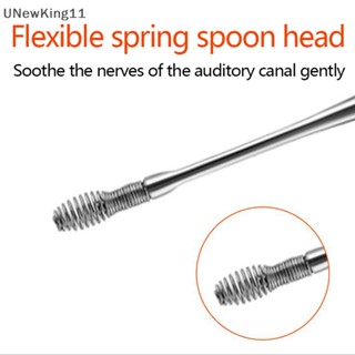 Unewking ไม้แคะหู สเตนเลส สําหรับทําความสะอาดหู 6 ชิ้น