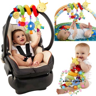 Babyclothes- ของเล่นตุ๊กตาแขวนรถเข็นเด็ก รูปการ์ตูนสัตว์น่ารัก สีสันสดใส