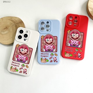 IPhone 12 11 8 7 X XS XR SE Plus Pro Max 2020 2022 เข้ากันได้ เคสไอโฟน สำหรับ Mario เคส เคสโทรศัพท์