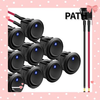 PATH สวิตช์เปิดปิดไฟ 12V 20A กันน้ํา สําหรับเรือ 10 ชิ้น