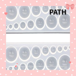 PATH แม่พิมพ์ซิลิโคน สีขาว สําหรับทําเครื่องประดับ แฮนด์เมด DIY