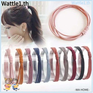 Wttle ยางรัดผม สุ่มสี สําหรับผู้หญิง 4 in 1