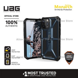 Uag เคสโทรศัพท์มือถือ กันตก ลายทหาร สีน้ําเงินกรมท่า สําหรับ iPhone 12 Pro Max 12 Mini