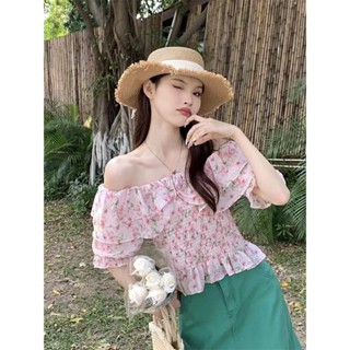 เสื้อเบลาส์ คอปกคู่ นําเข้าจากซาบริน่า