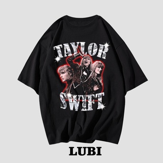 เสื้อยืดโอเวอร์ไซส์ราคาต่ำสุด!!เสื้อยืดโอเวอร์ไซซ์ Taylor Swift สไตล์วินเทจ S-5XL