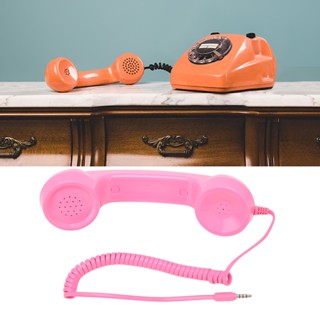  Newsletter Retro Phone Handset มัลติฟังก์ชั่นเครื่องรับโทรศัพท์มือถือแบบป้องกันรังสีสำหรับโทรศัพท์มือถือคอมพิวเตอร์