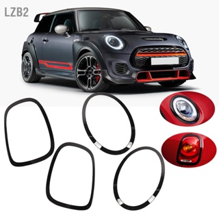 LZB2 ไฟหน้าสีดำเงาไฟท้ายรอบทิศทางสำหรับ F55 F56 F57 One Cooper S JCW 2014+