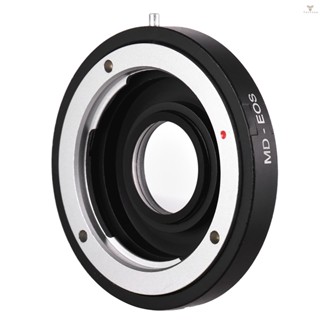 Fw MD-EOS Lens Mount Adapter Ring with Corrective Lens for Minolta MD Lens to Fit for  EOS EF Camera Focus Infinity